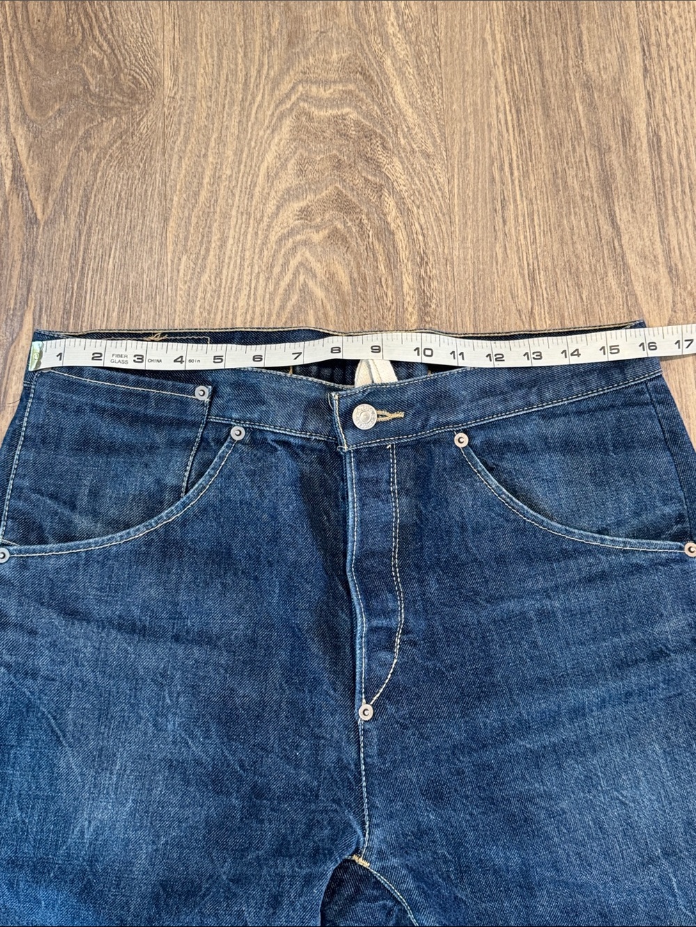 Rare Vintage Engineered Twist Seam LEVIS Jeans Cinch Back Waist - Picture 4 of 7